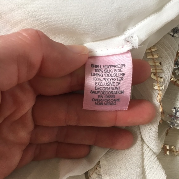 Calypso St. Barth Niut silk beaded skirt NWT!! - Picture 8 of 8